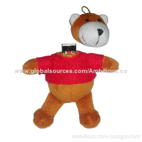 Woollen USB Flash Drive in Teddy Bear Shape